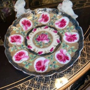 Vintage hand painted Nippon plate